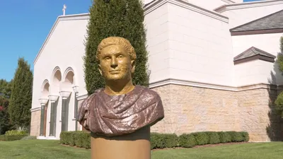 CONSTANTINE AND THE VISION OF THE CROSS at Koimisis, the Greek Orthodox Church of the Hamptons (NY)